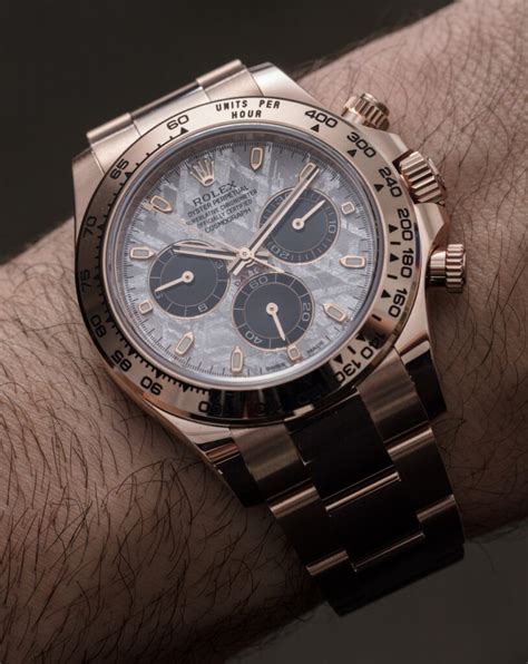 rolex daytona exotic dial|Rolex Daytona Meteorite Dial: A New Classic .